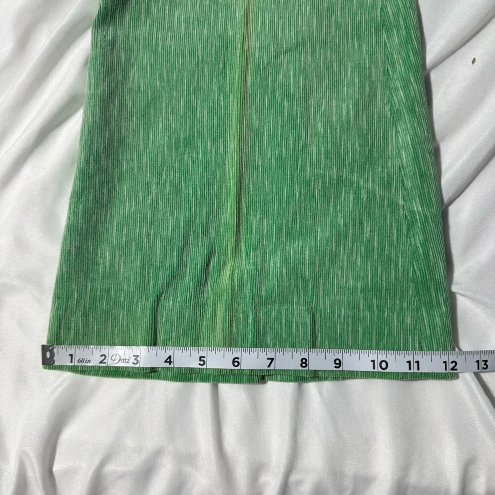Vintage Boutique José Green Corduroy Suit Set ✨ Retro Mod Dark Academia Vibes - Picture 14 of 16